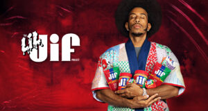 Rapper Ludacris holding lots of Jif products - the key image from the Lil Jif Project campaign by PSONE and JM Smucker